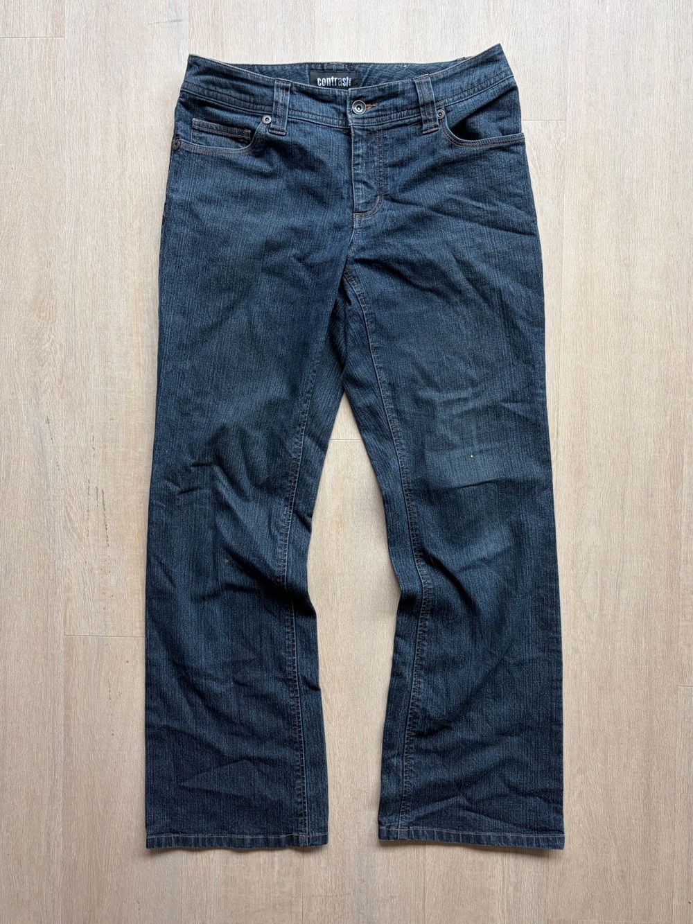 Baggy Contrast Jeans